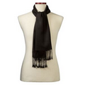 Black Bamboo Muffler Scarf